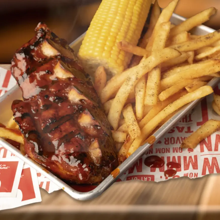 2x1 en BBQ Riblets (1/2 libra) 2x1 en BBQ Riblets (1/2 libra)
